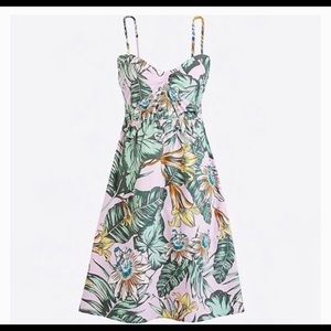 JCrew Factory Tropical cotton sundress